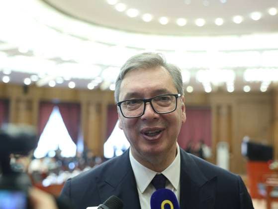 BEIJING, CHINA - MAY 26: Serbian President Aleksandar Vucic visits Tsinghua University on May 26, 2026 in Beijing, China. Vucic is on a state visit to China from May 24 to 28.  Copyright: xChinaxNewsxServicex 111644205062