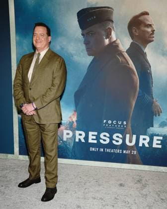 Brendan Fraser at arrivals for PRESSURE Premiere, AMC Lincoln Square 13, New York, NY, May 26, 2026. Photo By: Kristin Callahan Everett Collection PRESSURE Premiere PUBLICATIONXNOTxINxCANxCHNxFRAxITAxJPNxNORxPOLxRUSxESPxUKxUSA