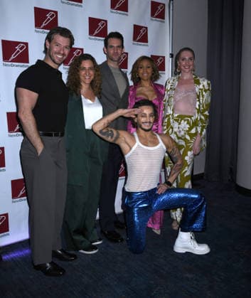 May 26, 2026, New York, Ny, United States: Constantine Rousouli, John Riddle, Deobrah Cox, Marla Mindelle and Frankie Grande attend the 2026 New Dramatists Spring Luncheon. Held at the New York Marriott Marquis in New York. Zuma Press May 26, 2026 New York United States - ZUMAp281 20260526_zea_p281_087 Copyright: xPhotoxImagexPressx