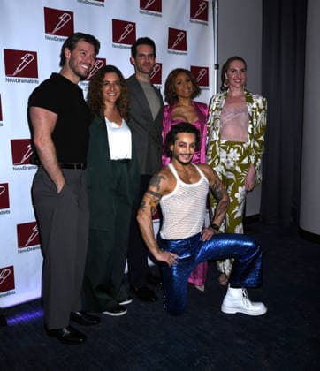 May 26, 2026, New York, Ny, United States: Constantine Rousouli, John Riddle, Deobrah Cox, Marla Mindelle and Frankie Grande attend the 2026 New Dramatists Spring Luncheon. Held at the New York Marriott Marquis in New York. Zuma Press May 26, 2026 New York United States - ZUMAp281 20260526_zea_p281_082 Copyright: xPhotoxImagexPressx