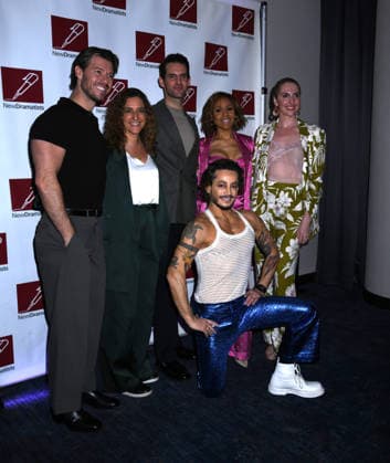 May 26, 2026, New York, Ny, United States: Constantine Rousouli, John Riddle, Deobrah Cox, Marla Mindelle and Frankie Grande attend the 2026 New Dramatists Spring Luncheon. Held at the New York Marriott Marquis in New York. Zuma Press May 26, 2026 New York United States - ZUMAp281 20260526_zea_p281_084 Copyright: xPhotoxImagexPressx
