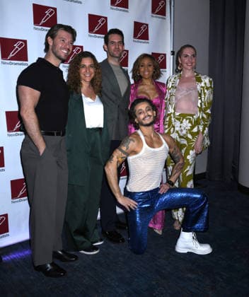 May 26, 2026, New York, Ny, United States: Constantine Rousouli, John Riddle, Deobrah Cox, Marla Mindelle and Frankie Grande attend the 2026 New Dramatists Spring Luncheon. Held at the New York Marriott Marquis in New York. Zuma Press May 26, 2026 New York United States - ZUMAp281 20260526_zea_p281_088 Copyright: xPhotoxImagexPressx