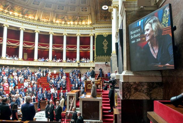 Pay tribute to French PM Beatrice Bellamy at the National Assembly in Paris French Ministers and MPs Pay tribute to French MP Beatrice Bellamy at the National Assembly in Paris on May 26, 2026. Photo by Karim Ait Adjedjou ABACAPRESS.COM Paris Ile-de-France France  Copyright: xAitxAdjedjouxKarim ABACAx