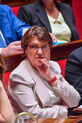 Questions to the Government Session - Paris Annie Genevard, Minister of Agriculture, Agri-Food and Food Sovereignty during a session of questions to the government at the National Assembly in Paris on May 26, 2026. Photo by Karim Ait Adjedjou ABACAPRESS.COM Paris Ile-de-France France  Copyright: xAitxAdjedjouxKarim ABACAx