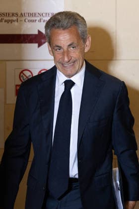 Last day of the Libyan financing appeal trial - Paris French former president Nicolas Sarkozy arrives on the last day of his appeal trial over charges he had sought Libyan financing for his 2007 election, at the Palais de Justice courthouse in Paris on May 27, 2026. Photo by Raphael Lafargue ABACAPRESS.COM Paris France  Copyright: xLafarguexRaphael ABACAx