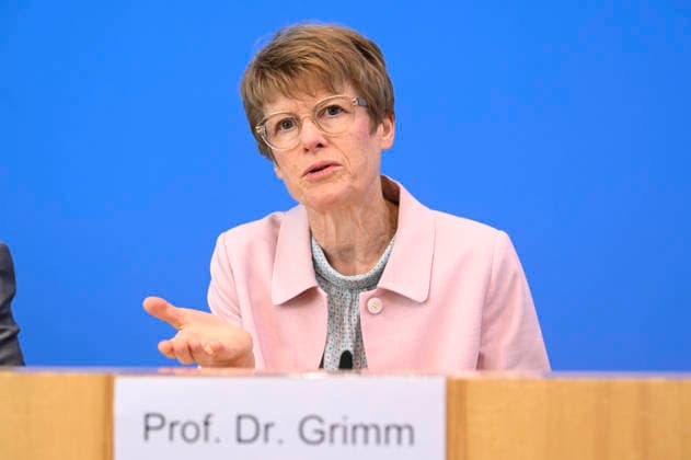 ABB BPK-GUTACHTEN - Prof. Dr. Veronika Grimm Bericht zum Thema Vorstellung des Fruehjahrsgutachten 2026-Sachverstaendigenrat zur Begutachtung der gesamtwirtschaftlichen Entwicklung auf der BPK Bundespressekonferenz in Berlin am 27.05.2026 Berlin Deutschland *** ABB BPK GUTACHTEN Prof Dr Veronika Grimm Report on the presentation of the 2026 Spring Report of the German Council of Economic Experts at the BPK Federal Press Conference in Berlin on 27 05 2026 Berlin Germany