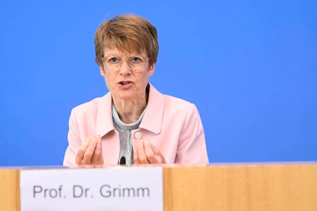 ABB BPK-GUTACHTEN - Prof. Dr. Veronika Grimm Bericht zum Thema Vorstellung des Fruehjahrsgutachten 2026-Sachverstaendigenrat zur Begutachtung der gesamtwirtschaftlichen Entwicklung auf der BPK Bundespressekonferenz in Berlin am 27.05.2026 Berlin Deutschland *** ABB BPK GUTACHTEN Prof Dr Veronika Grimm Report on the presentation of the 2026 Spring Report of the German Council of Economic Experts at the BPK Federal Press Conference in Berlin on 27 05 2026 Berlin Germany