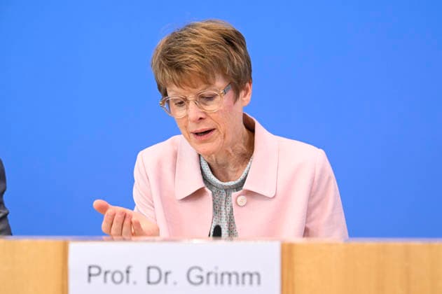 ABB BPK-GUTACHTEN - Prof. Dr. Veronika Grimm Bericht zum Thema Vorstellung des Fruehjahrsgutachten 2026-Sachverstaendigenrat zur Begutachtung der gesamtwirtschaftlichen Entwicklung auf der BPK Bundespressekonferenz in Berlin am 27.05.2026 Berlin Deutschland *** ABB BPK GUTACHTEN Prof Dr Veronika Grimm Report on the presentation of the 2026 Spring Report of the German Council of Economic Experts at the BPK Federal Press Conference in Berlin on 27 05 2026 Berlin Germany