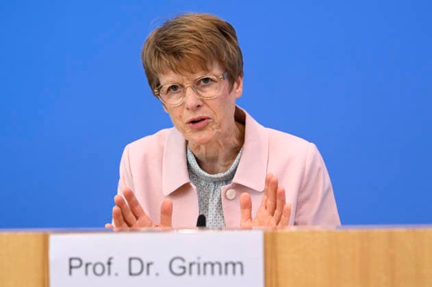 ABB BPK-GUTACHTEN - Prof. Dr. Veronika Grimm Bericht zum Thema Vorstellung des Fruehjahrsgutachten 2026-Sachverstaendigenrat zur Begutachtung der gesamtwirtschaftlichen Entwicklung auf der BPK Bundespressekonferenz in Berlin am 27.05.2026 Berlin Deutschland *** ABB BPK GUTACHTEN Prof Dr Veronika Grimm Report on the presentation of the 2026 Spring Report of the German Council of Economic Experts at the BPK Federal Press Conference in Berlin on 27 05 2026 Berlin Germany