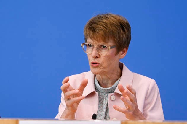 ABB BPK-GUTACHTEN - Prof. Dr. Veronika Grimm Bericht zum Thema Vorstellung des Fruehjahrsgutachten 2026-Sachverstaendigenrat zur Begutachtung der gesamtwirtschaftlichen Entwicklung auf der BPK Bundespressekonferenz in Berlin am 27.05.2026 Berlin Deutschland *** ABB BPK GUTACHTEN Prof Dr Veronika Grimm Report on the presentation of the 2026 Spring Report of the German Council of Economic Experts at the BPK Federal Press Conference in Berlin on 27 05 2026 Berlin Germany