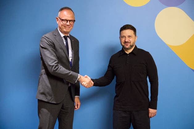 Le Havre Mayor Edouard Philippe meets with President Volodymyr Zelensky in Kiev, Ukraine on May 26, 2026 Ukraine Presidency via Bestimage Edouard Philippe meets with President Volodymyr Zelensky in kyiv, Ukraine on May 26, 2026 Ukraine  Copyright: xUkrainexPresidencyxviaxBestimagexUkrainexPresidencyxviaxBestimagex