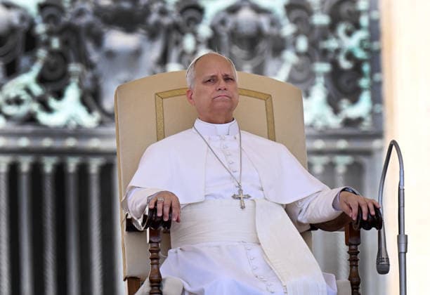 Pope Leo XIV Leads The General Audience - Vatican Pope Leo XIV attends the weekly general audience in Saint Peter’s square, Vatican on May 27, 2026. Photo by Eric Vandeville ABACAPRESS.COM Rome Vatican (or Holy See)  Copyright: xABACAx