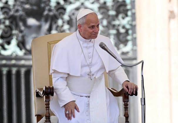 Pope Leo XIV Leads The General Audience - Vatican Pope Leo XIV attends the weekly general audience in Saint Peter’s square, Vatican on May 27, 2026. Photo by Eric Vandeville ABACAPRESS.COM Rome Vatican (or Holy See)  Copyright: xABACAx