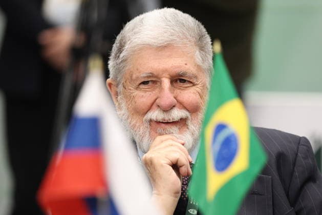 RUSSIA, MOSCOW REGION - MAY 27, 2026: Chief Special Advisor to the President of Brazil for Foreign Policy Celso Amorim during a meeting with Russian Security Council Secretary Sergei Shoigu on the sidelines of the 1st International Security Forum Russia  - ZUMAt113 20260527_zaa_t113_387 Copyright: xValeryxSharifulinx