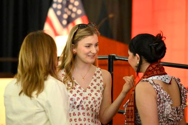 Belgian Royals Attend Harvard Class of 26 Graduation BOSTON, UNITED STATES OF AMERICA - MAY 27: Princess Elisabeth of Belgium pictured during the Class of 2026 Awards Ceremony, Class of 2026 Awards Ceremony Graduating students, their guests, as well as HKS faculty and staff come together to honor recognised members of the graduating class, hear from student speakers, and reflect on their collective achievements, on May 27, 2026 in Boston, United States of America, 27 05 2026 Boston United States of America  Copyright: xPhilipxReynaersx
