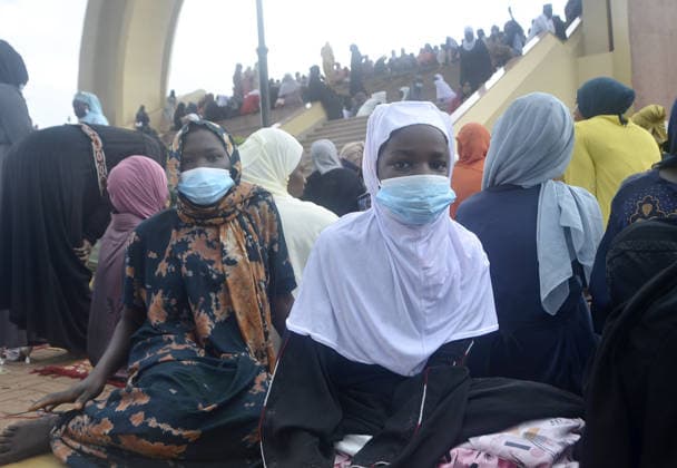 Eid al-Adha prayers hold in Uganda KAMPALA, UGANDA - MAY 27: Muslims flock to the Uganda National Mosque to perform Eid al-Adha prayers despite a rise in Ebola cases in the capital Kampala, Uganda, on May 27, 2026. Some worshippers took precautions against the outbreak by wearing face masks during the prayers. Nicholas Kajoba Anadolu Kampala Uganda. Editorial use only. Please get in touch for any other usage.  Copyright: x2026xAnadoluxNicholasxKajobax