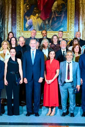 27-05-2026 Madrid Queen Letizia and King Felipe during the Merit fine arts 2024 gold medals ceremony at the Cathedral Primada de Santa Maria in Toledo, Castilla-La Mancha No Spain Â  Copyright: xPPEx
