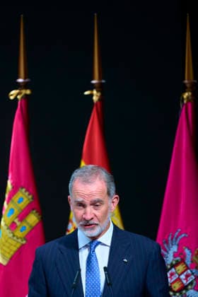 27-05-2026 Madrid King Felipe during the Merit fine arts 2024 gold medals ceremony at the Cathedral Primada de Santa Maria in Toledo, Castilla-La Mancha No Spain Â  Copyright: xPPEx