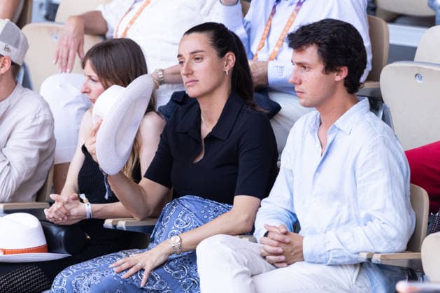 Pregnant Caroline Garcia and her husband Borja Duran in the stands during the French Open Tennis Championships at Roland Garros 2026 Paris, on May 27th, 2026 Jacovides Moreau Bestimage Celebrities in the stands during the French Open Tennis Championships at Roland Garros 2026 Paris, on May 27th, 2026 Paris France  Copyright: xJACOVIDES-MOREAUx xBESTIMAGExJACOVIDES-MOREAUx xBESTIMAGEx