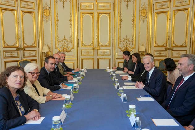 Store moter Frankrikes president Emmanuel Macron i Paris. Paris, Frankrike 20260527. Statsminister Jonas Gahr Store moter Frankrikes statsminister SÃ bastien Lecornu i Paris onsdag ettermiddag. Foto: Ole Berg-Rusten NTB Paris Frankrike U3aLGERejgI EDITORIAL USE ONLY Ref:_POLU3aLGERejgI.jpg *** French President Emmanuel Macron in Paris Paris, France 20260527 Prime Minister Jonas Gahr Store fashions French Prime Minister Sébastien Lecornu in Paris on Wednesday afternoon Photo Ole Berg Rusten NTB Paris France U3aLGERejgI EDITORIAL USE ONLY Ref POLU3aLGERejgI jpg  Copyright: xOlexBerg-Rustenx xNTBx