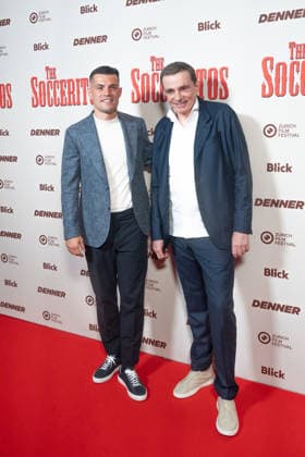 27.05.2026, Zürich, Kino Corso, Filmpremiere The Socceritos, Ana Maria MarkoviÄ‡, Daniel Swain, Reto Salimbeni, Granit Xhaka, Christian Jungen , Zürich Kino Corso ZÜRICH Switzerland *** 27 05 2026, Zurich, cinema Corso, film premiere The Socceritos, Ana Maria MarkoviÄ‡, Daniel Swain, Reto Salimbeni, Granit Xhaka, Christian Jungen , Zurich cinema Corso ZÜRICH Switzerland  Copyright: xJustPictures.ch AlexanderxRaemyx