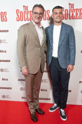 27.05.2026, Zürich, Kino Corso, Filmpremiere The Socceritos, Ana Maria MarkoviÄ‡, Daniel Swain, Reto Salimbeni, Granit Xhaka, Christian Jungen , Zürich Kino Corso ZÜRICH Switzerland *** 27 05 2026, Zurich, cinema Corso, film premiere The Socceritos, Ana Maria MarkoviÄ‡, Daniel Swain, Reto Salimbeni, Granit Xhaka, Christian Jungen , Zurich cinema Corso ZÜRICH Switzerland  Copyright: xJustPictures.ch AlexanderxRaemyx