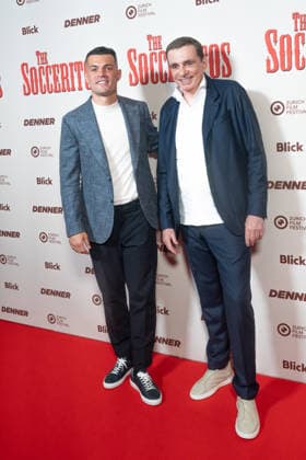 27.05.2026, Zürich, Kino Corso, Filmpremiere The Socceritos, Ana Maria MarkoviÄ‡, Daniel Swain, Reto Salimbeni, Granit Xhaka, Christian Jungen , Zürich Kino Corso ZÜRICH Switzerland *** 27 05 2026, Zurich, cinema Corso, film premiere The Socceritos, Ana Maria MarkoviÄ‡, Daniel Swain, Reto Salimbeni, Granit Xhaka, Christian Jungen , Zurich cinema Corso ZÜRICH Switzerland Copyright: xJustPictures.ch AlexanderxRaemyx jp-de-AlRa-DSC07076