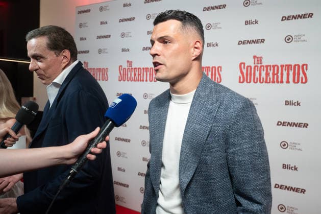 27.05.2026, Zürich, Kino Corso, Filmpremiere The Socceritos, Ana Maria MarkoviÄ‡, Daniel Swain, Reto Salimbeni, Granit Xhaka, Christian Jungen , Zürich Kino Corso ZÜRICH Switzerland *** 27 05 2026, Zurich, cinema Corso, film premiere The Socceritos, Ana Maria MarkoviÄ‡, Daniel Swain, Reto Salimbeni, Granit Xhaka, Christian Jungen , Zurich cinema Corso ZÜRICH Switzerland  Copyright: xJustPictures.ch AlexanderxRaemyx