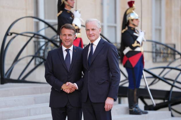 Store moter Frankrikes president Emmanuel Macron i Paris. Paris, Frankrike 20260527. Statsminister Jonas Gahr Store moter Frankrikes president Emmanuel Macron i Paris. Foto: Ole Berg-Rusten NTB Paris Frankrike Z2TyxSoMDug EDITORIAL USE ONLY Ref:_POLZ2TyxSoMDug.jpg *** Big fashions French President Emmanuel Macron in Paris Paris, France 20260527 Prime Minister Jonas Gahr Big fashions French President Emmanuel Macron in Paris Photo Ole Berg Rusten NTB Paris France Z2TyxSoMDug EDITORIAL USE ONLY Ref POLZ2TyxSoMDug jpg  Copyright: xOlexBerg-Rustenx xNTBx