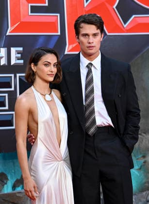 Celebrities arrive for the UK premiere of ˜Masters of the Universe™ at Cineworld Leicester Square in central London Featuring: Camila Mendes, Nicholas Galitzine Where: London, United Kingdom When: 27 May 2026 Credit: Cover Images EDITORIAL USE ONLY. NOT FOR USE BY NEWSPAPERS BASED IN THE UK. Copyright: xx coverimg55730810