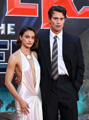 Celebrities arrive for the UK premiere of ˜Masters of the Universe™ at Cineworld Leicester Square in central London Featuring: Camila Mendes, Nicholas Galitzine Where: London, United Kingdom When: 27 May 2026 Credit: Cover Images EDITORIAL USE ONLY. NOT FOR USE BY NEWSPAPERS BASED IN THE UK. Copyright: xx coverimg55730805