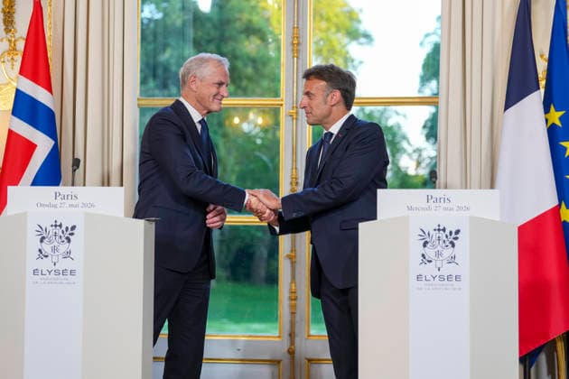 Store moter Frankrikes president Emmanuel Macron i Paris. Paris, Frankrike 20260527. Statsminister Jonas Gahr Store moter Frankrikes president Emmanuel Macron i Paris. Foto: Ole Berg-Rusten NTB Paris Frankrike 1Pq64sWB5xY EDITORIAL USE ONLY Ref:_POL1Pq64sWB5xY.jpg *** Big fashions French President Emmanuel Macron in Paris Paris, France 20260527 Prime Minister Jonas Gahr Big fashions French President Emmanuel Macron in Paris Photo Ole Berg Rusten NTB Paris France 1Pq64sWB5xY EDITORIAL USE ONLY Ref POL1Pq64sWB5xY jpg  Copyright: xOlexBerg-Rustenx xNTBx