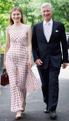 Crown Princess Elisabeth and King Philippe - Filip of Belgium pictured ahead of the address to graduates by British journalist Z. Minton Beddoes to the Class of 2026, part of graduation days in Harvard Kennedy School, Harvard University, in Cambridge, USA, Wednesday 27 May 2026.  BENOITxDOPPAGNE 175207888
