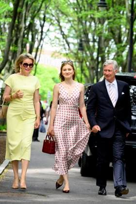 Belgian Royals Attend Harvard Class of 26 Graduation BOSTON, UNITED STATES OF AMERICA - MAY 27: King Philippe of Belgium, Queen Mathilde of Belgium Princess Elisabeth arriving at the address to graduates on May 27, 2026 in Boston, United States of America, 27 05 2026 Boston United States of America  Copyright: xPhilipxReynaersx