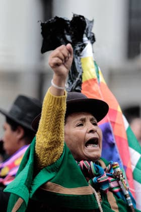 News Bilder des Tages #2 Aymara women demanding the resignation of President Rodrigo Paz in Bolivia LA PAZ, BOLIVIA - MAY 27: Women from various social sectors participate in a Mother s Day protest in Bolivia, demanding the resignation of Bolivian President Rodrigo Paz in La Paz, Bolivia, on May 27, 2026. Jorge Mateo Romay Salinas Anadolu La Paz Bolivia. Editorial use only. Please get in touch for any other usage.  Copyright: x2026xAnadoluxJorgexMateoxRomayxSalinasx