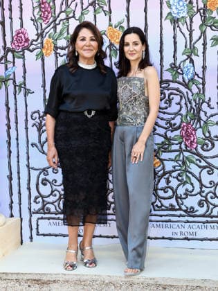 IPA85120217 - Rome, American Academy, McKim Medal Gala 2026. Pictured: Beatrice Bulgari, Eugenia D Aurelio  Copyright: xMarcoxProvvisionatox xMarcoxProvvisionatox 85120217
