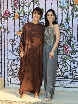 IPA85120318 - Rome, American Academy, McKim Medal Gala 2026. Pictured: Patrizia D Aurelio, Eugenia D Aurelio  Copyright: xMarcoxProvvisionatox xMarcoxProvvisionatox 85120318