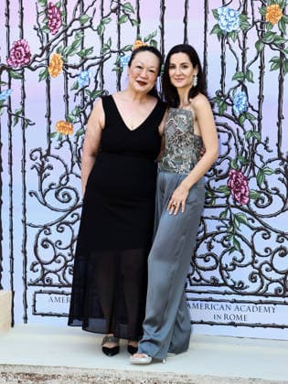 IPA85120211 - Rome, American Academy, McKim Medal Gala 2026. Pictured: Aliza Wong, Eugenia D Aurelio  Copyright: xMarcoxProvvisionatox xMarcoxProvvisionatox 85120211