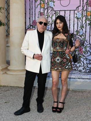 IPA85120629 - Rome, American Academy, McKim Medal Gala 2026. Pictured: Abel Ferrara, Gala Martinucci  Copyright: xMarcoxProvvisionatox xMarcoxProvvisionatox 85120629