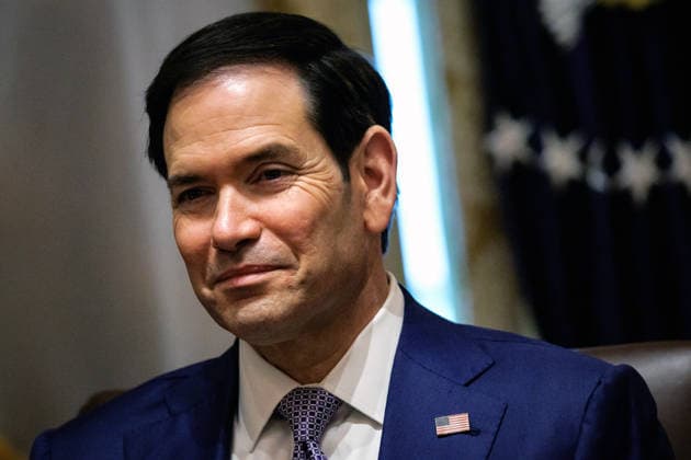 May 27, 2026, Washington, District Of Columbia, USA: United States Secretary of State Marco Rubio during a Cabinet meeting in the Cabinet Room of the White House in Washington, DC, USA, on May 27, 2026. Trump is holding the meeting with members of his Cabinet as the US and Iran creep closer to a deal Washington USA - ZUMAs152 20260527_faa_s152_044 Copyright: xSamuelxCorumx-xPoolxviaxCNPx
