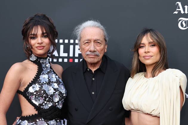 LALIFF 25th Edition Opening Night Celebration HOLLYWOOD, CALIFORNIA - MAY 27: Zulay Henao & and Edward James Olmos at the 25th Edition of The Los Angeles Latino International Film Festival - Opening Night at TCL Chinese Theatre on May 27, 2026 in Hollywood, California. Credit: AdMedia EDITORIAL USE ONLY  Copyright: xx AdMediax admphotostwo992566