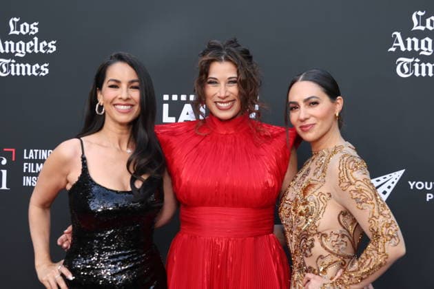LALIFF 25th Edition Opening Night Celebration HOLLYWOOD, CALIFORNIA - MAY 27: Marta MÃndez Cross, Virginia Novello and Valeria Maldonado at the 25th Edition of The Los Angeles Latino International Film Festival - Opening Night at TCL Chinese Theatre on May 27, 2026 in Hollywood, California. Credit: AdMedia EDITORIAL USE ONLY  Copyright: xx AdMediax admphotostwo992617