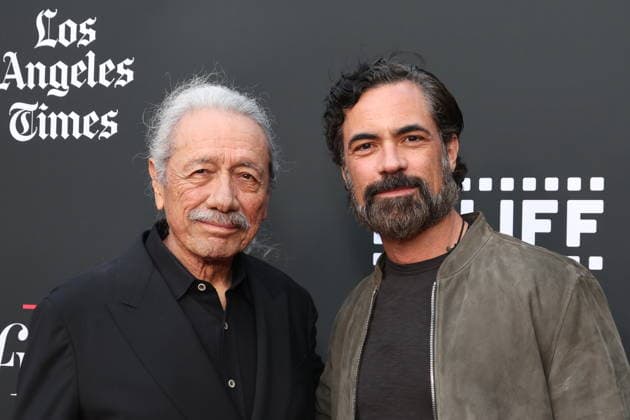 LALIFF 25th Edition Opening Night Celebration HOLLYWOOD, CALIFORNIA - MAY 27: Edward James Olmos and Danny Pino at the 25th Edition of The Los Angeles Latino International Film Festival - Opening Night at TCL Chinese Theatre on May 27, 2026 in Hollywood, California. Credit: AdMedia EDITORIAL USE ONLY  Copyright: xx AdMediax admphotostwo992620
