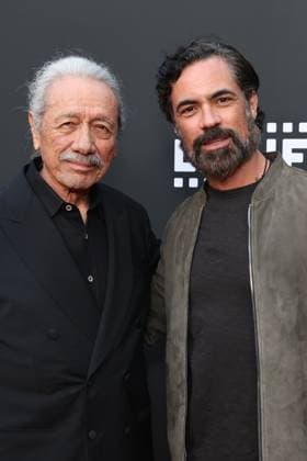 LALIFF 25th Edition Opening Night Celebration HOLLYWOOD, CALIFORNIA - MAY 27: Edward James Olmos and Danny Pino at the 25th Edition of The Los Angeles Latino International Film Festival - Opening Night at TCL Chinese Theatre on May 27, 2026 in Hollywood, California. Credit: AdMedia EDITORIAL USE ONLY  Copyright: xx AdMediax admphotostwo992678