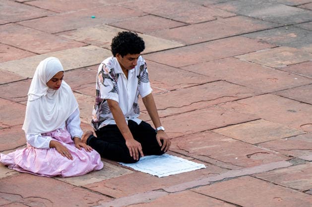 Eid al-Adha in India NEW DELHI, INDIA - MAY 28: Indian Muslims offer Eid al-Adha prayers at Jama Masjid in New Delhi, India, on May 28, 2026. Amarjeet Kumar Singh Anadolu New Delhi India. Editorial use only. Please get in touch for any other usage.  Copyright: x2026xAnadoluxAmarjeetxKumarxSinghx