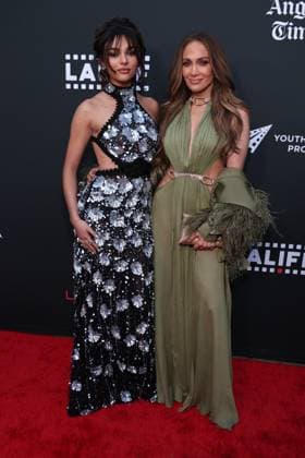 HOLLYWOOD, CALIFORNIA - MAY 27: Jennifer Lopez & Paulina ChoÂ¡vez at the 25th Edition of The Los Angeles Latino International Film Festival - Opening Night at TCL Chinese Theatre on May 27, 2026 in Hollywood, California. Credit: USA - ZUMAa123 20260527_zaa_a123_184 Copyright: xAdMediax