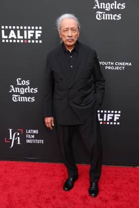 HOLLYWOOD, CALIFORNIA - MAY 27: Edward James Olmos at the 25th Edition of The Los Angeles Latino International Film Festival - Opening Night at TCL Chinese Theatre on May 27, 2026 in Hollywood, California. Copyright: xAdMediax xMediaPunchx