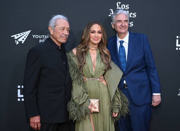 Opening Night of the L.A. Latino International Film Festival Edward James Olmos, Jennifer Lopez and Gregory Nava arriving to the opening night of the 25th edition of the Los Angeles Latino International Film Festival (LALIFF), held at the TCL Chinese Theatre on May 27, 2026 in Hollywood, CA. Hollywood TCL Chinese Theatre California USA Copyright: xLisaxOConnorx xAFF-USA.comx