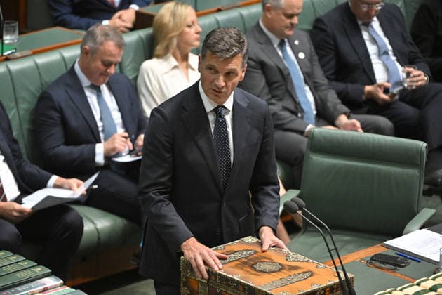QUESTION TIME, Leader of the Opposition Angus Taylor during Question Time in the House of Representatives at Parliament House in Canberra, Thursday, May 28, 2026. ( NO ARCHIVING CANBERRA ACT AUSTRALIA  Copyright: xMICKxTSIKASx 20260528165633059972