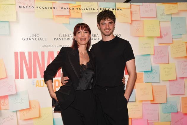 IPA85122798 - Rome , Cinema Adriano Preview of the film Falling in love and other bad ideas , In the photo: Andrea Delogu Nikita Perotti  Copyright: xVincenzoxLandix xVincenzoxLandix 85122798